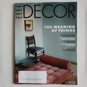 Elle Decor Magazine Winter, 2026 The Meaning Of Things Museum Worthy Art